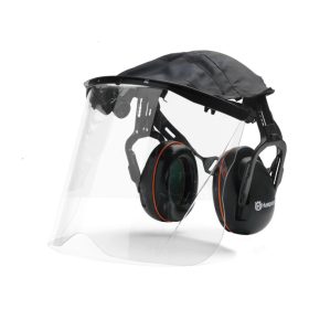 Husqvarna hallásvédő arcvédővel