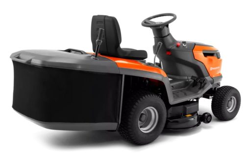 Husqvarna TC 114 fűnyíró traktor fűgyűjtővel