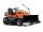 Husqvarna TS 220T fűnyíró traktor (hótolólappal)